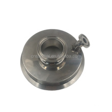 SS304 Stainless Steel Triclamp End Lid With Ferrule for BHO Extractor Parts